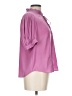 Rose + Olive 100% Polyester Purple 3/4 Sleeve Blouse Size L - photo 4