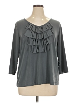 Susan Graver 3/4 Sleeve Blouse