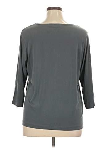 Susan Graver 3/4 Sleeve Blouse (view 2)