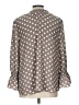 C established 1946 100% Polyester Polka Dots Gray 3/4 Sleeve Blouse Size L - photo 2