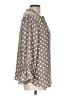 C established 1946 100% Polyester Polka Dots Gray 3/4 Sleeve Blouse Size L - photo 4