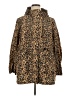 J.Crew Animal Print Leopard Print Brown Gold Coat Size XL - photo 1