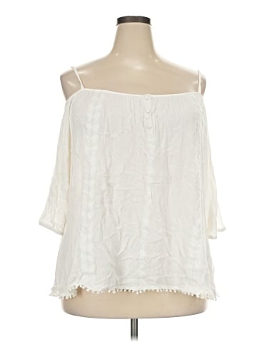 Cliche 3/4 Sleeve Blouse (view 1)