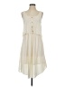 THML 100% Polyester Ivory Casual Dress Size S - photo 1