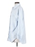 Rahi Stripes Blue Long Sleeve Button-Down Shirt Size S - photo 5
