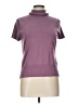 Sigrid Olsen Purple Turtleneck Sweater Size L - photo 1