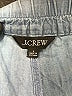 J.Crew 100% Cotton Chevron-herringbone Blue Shorts Size L - photo 3