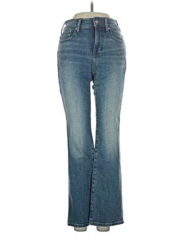 Madewell Kick Out Crop Jeans in Oneida Wash (view 1)