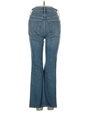 Madewell Kick Out Crop Jeans in Oneida Wash (view 2)