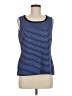 St. John Blue Sleeveless Top Size M - photo 1