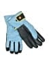 Coach 100% Polyester Blue Gloves Size 7 - photo 1