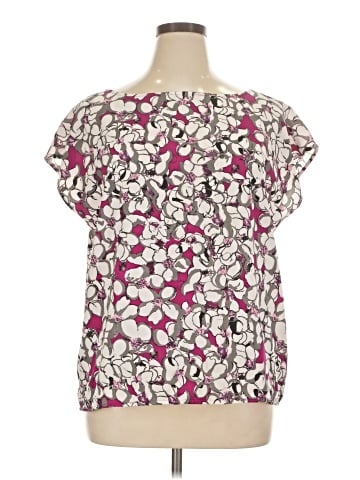 Ann Taylor LOFT Outlet Short Sleeve Blouse (view 1)