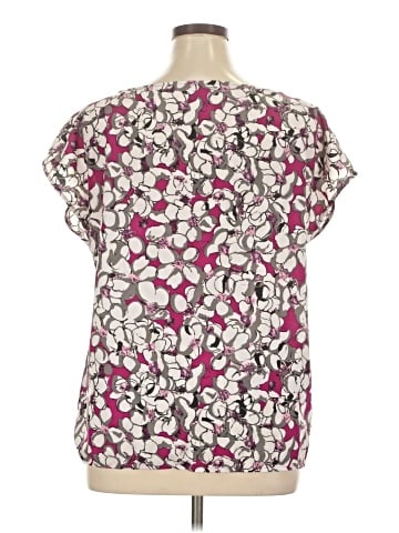 Ann Taylor LOFT Outlet Short Sleeve Blouse (view 2)
