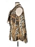 Ashley Stewart 100% Polyester Animal Print Brown Sleeveless Blouse Size 14-16W - photo 5