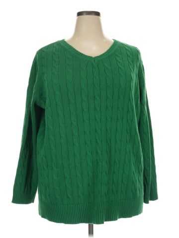 Woman Within Pullover Sweater (view 1)