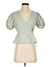 Primark Green 3/4 Sleeve Blouse Size 2 - photo 1