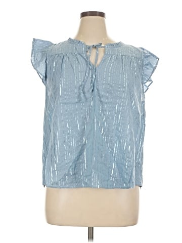 LC Lauren Conrad Short Sleeve Blouse (view 1)