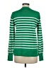 Marled by Reunited Stripes Green Pullover Sweater Size M - photo 2
