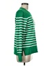 Marled by Reunited Stripes Green Pullover Sweater Size M - photo 4