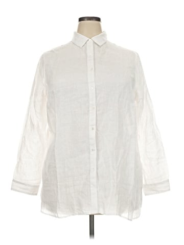 J. McLaughlin 3/4 Sleeve Button-Down Shirt (view 1)
