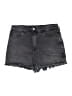 Hollister Black Denim Shorts Size 9 - photo 1