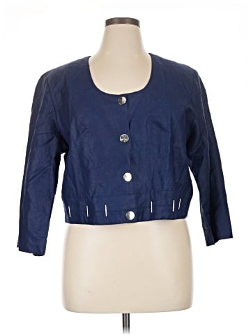 Ashley Stewart 3/4 Sleeve Button-Down Shirt (view 1)