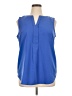 Talbots Blue Sleeveless Blouse Size XL - photo 1