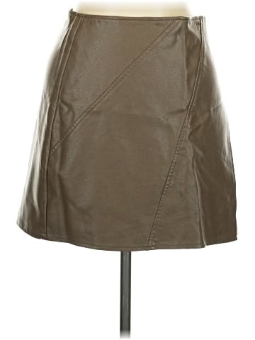 She + Sky Faux Leather Skirt (view 1)