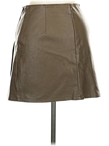 She + Sky Faux Leather Skirt (view 2)