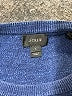 J.Crew 100% Cotton Solid Blue Pullover Sweater Size L - photo 7