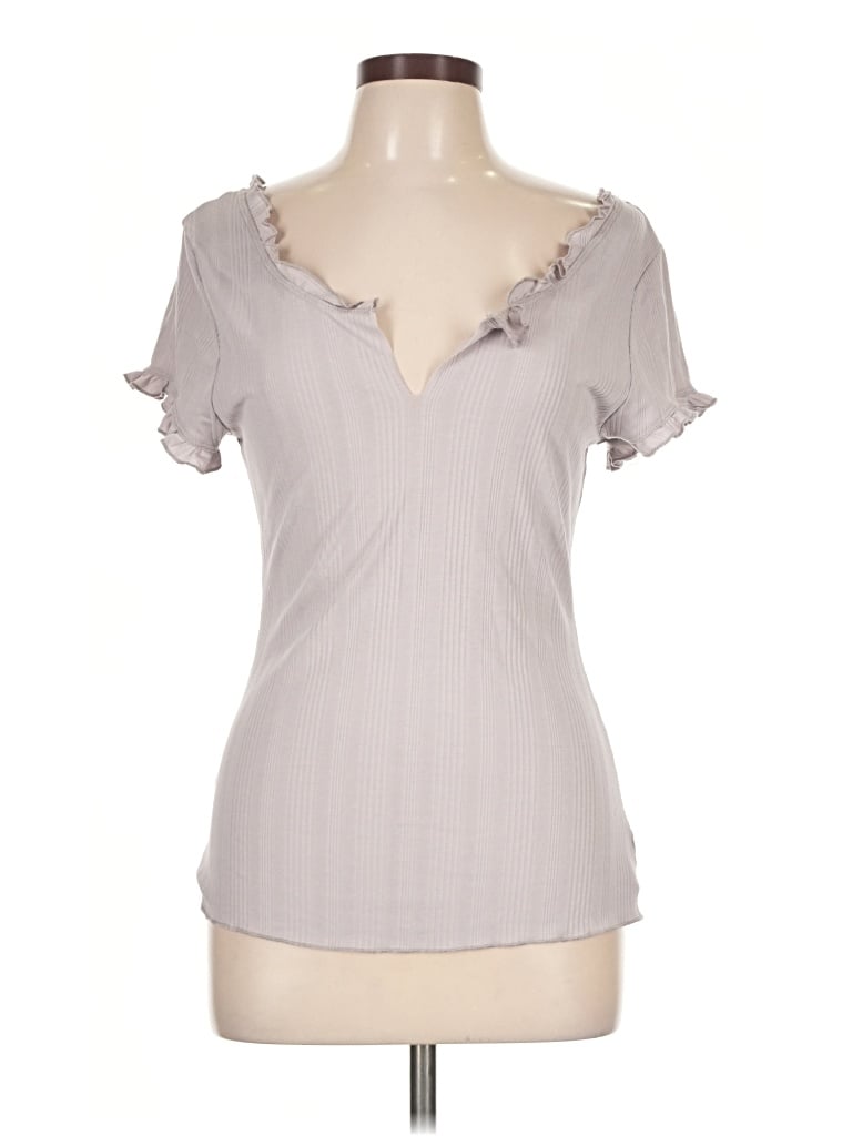 Pre-owned True Craft Short Sleeve T-shirt In Gray