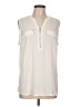 JM Collection 100% Polyester Ivory Sleeveless Blouse Size L - photo 1