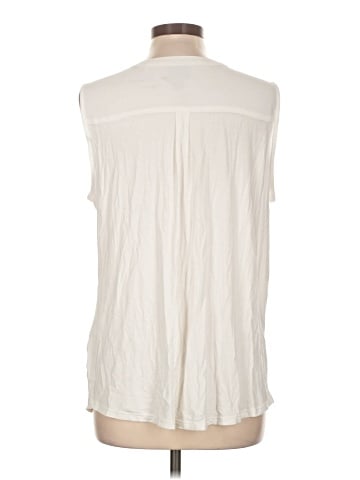 JM Collection Sleeveless Blouse (view 2)