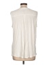 JM Collection 100% Polyester Ivory Sleeveless Blouse Size L - photo 2