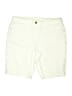 Chico's Solid Ivory Shorts Size Lg (2) - photo 1