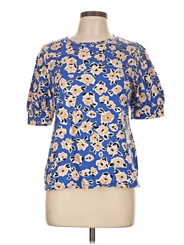 Ann Taylor Short Sleeve Blouse (view 1)