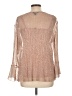Adiva Tan Long Sleeve Blouse Size L - photo 2