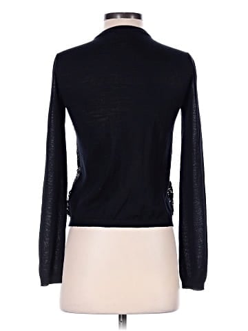 Valentino Beaded Lace-Overlay Cardigan (view 2)