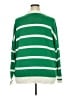 Torrid 100% Cotton Stripes Green Pullover Sweater Size 3X Plus (3) - photo 2