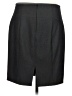 Express Solid Black Formal Skirt Size 8 - photo 2