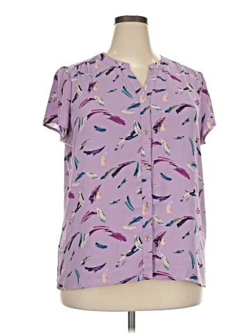 Dana Buchman Short Sleeve Blouse (view 1)