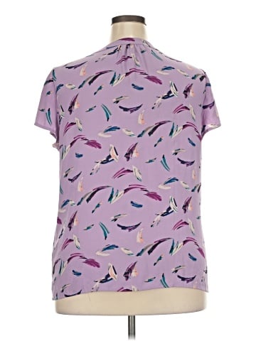 Dana Buchman Short Sleeve Blouse (view 2)