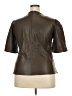 Ann Taylor 100% Polyester Brown Short Sleeve Blouse Size XXL - photo 2