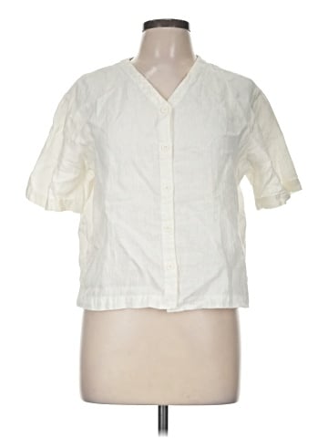 Eileen Fisher Short Sleeve Blouse (view 1)