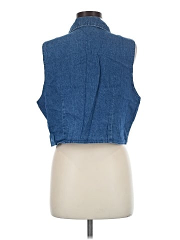Coldwater Creek Denim Vest (view 2)
