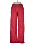 Nike 100% Polyester Red Casual Pants Size L - photo 1