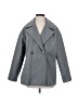 Zara 100% Polyester Chevron-herringbone Gray Coat Size S - photo 1