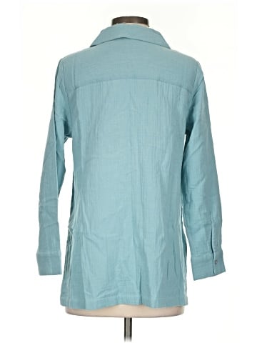 Soft Surroundings 3/4 Sleeve Button-Down Shirt (view 2)