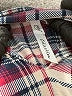 NY Collection 100% Polyester Plaid Pink 3/4 Sleeve Blouse Size M - photo 7