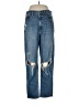 Gap 100% Cotton Hearts Blue Jeans Size 30 waist (tall) - photo 1